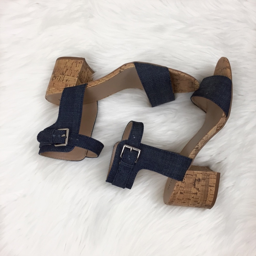 Merona denim strap heels✨